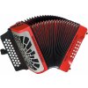 Hohner Compadre GCF Diatonický akordeón Red (Iba rozbalené)