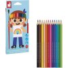 Janod Janod Colorino Akvarelové farebné pastelky a štetec 12 farieb J07415