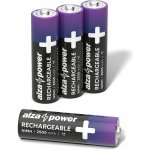 AlzaPower Rechargeable AA 2500 mAh 4ks APW-BRAA4BXV2