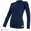 Sensor Dámské triko Merino Df dl. rukáv deep blue S