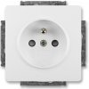ABB, s.r.o. Swing - 5518G-A02359 B1 - Zásuvka jednonásobná, clonky - biela
