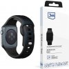 3mk Silicone Watch Strap pro Apple 38/40/41 mm Black (5903108565578)