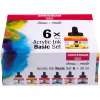 Amsterdam Basic sada akrylových atramentov 6 x 30 ml (Amsterdam Basic sada akrylových atramentov 6 x 30 ml)
