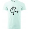 Cycle bicykel - Klasické pánske tričko vyššej gramáže - L ( Frost )
