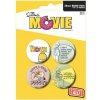 Placka set - The Simpsons Movie - 4x38mm (07-4337)