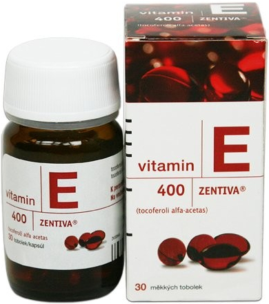 Vitamin E 400-Zentiva cps.mol.30 x 400 mg od 7,54 € - Heureka.sk