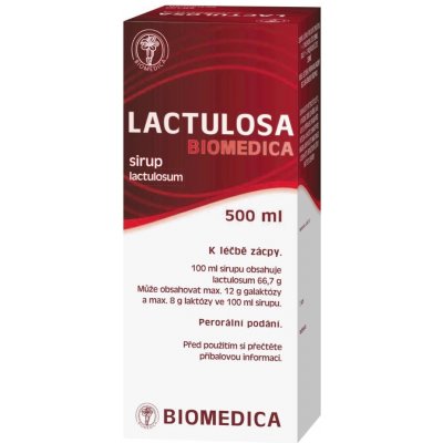 Lactulosa Biomedica sir.1 x 500 ml 50%