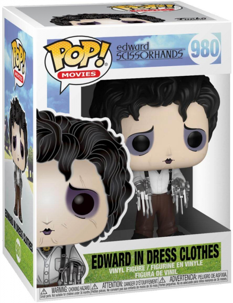 Funko POP Tim Burton Edward Scissorhands Edward in Dress Clothes