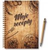 FAB Co Zápisník MOJE RECEPTY + pero a nálepky