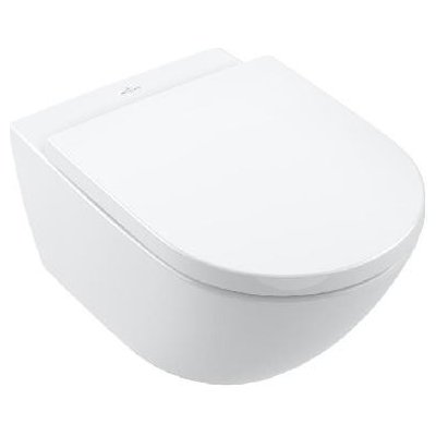 Villeroy & Boch Subway 3.0 - Závesné WC, TwistFlush, AntiBac, CeramicPlus, alpská biela 4670T0T2