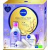 Nivea Beautiful Time, Denný pleťový krém, 50 ml, denný pleťový krém Anti-Wrinkle + Contouring SPF30 50 ml + micelárna voda Soothing Micellar Water 400 ml