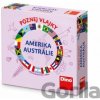 Dino Poznaj vlajky Amerika a Austrálie