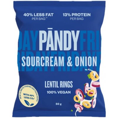 Pandy Lentil Rings smotana cibuľa 50 g