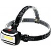 BL CH-2016 Čelovka LED COB čip 3W, 100m, čierna