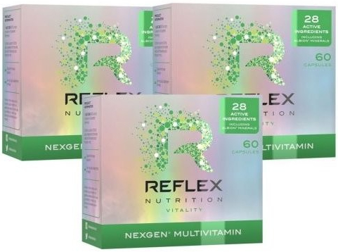 Reflex Nutrition Nexgen Vitamin 60 kapsúl od 5,99 € - Heureka.sk