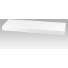 Autronic Polička 60cm P-001 WT - Bílá lesk