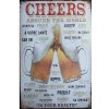 Ceduľa Cheers Around The World 30cm x 20cm Plechová tabuľa