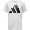 Detské tričko adidas, J TRAIN ESSENTIALS BL TEE Biela,Čierna 164