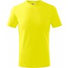Tričko detské Malfini Basic - žlté svietiace, 134