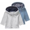lupilu Detská bavlnená mikina pre bábätká BIO 2 kusy sivá/modrá 100359154