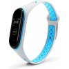 Xiaomi Mi Band 3/4 náhradný náramok - Športový priedušný perforovaný Farba: Šedo modrá MBSCZ-4SPPRSMD