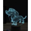 Beling 3D lampa, Funny Dachshund, 16 farebná, PS17