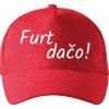 Furt dačo - Šiltovka so zahnutým šiltom a mosaznou sponou - Univerzálna veľkosť ( Červená )