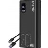 POWERBANK 20000 mAh 22.5W QC PD 2x USB USB-C RÝCHLA VÝKONNÁ POWER BANKA ČIERNA