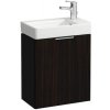 Laufen Základná skrinka pod umývadlo 46 cm, závesy vpravo, tmavohnedý jilm H4021021102631