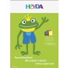 HEYDA Blok farebných papierov A4 žaba 10 listov