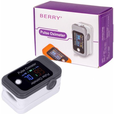 Berry BM1000C S Pulzný oximeter s bluetooth šedý