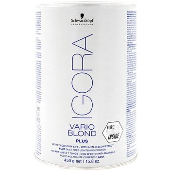 Schwarzkopf Igora Vario Blond Plus odfarbovací prášok platinový melír 450 g