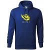 Vortex logo farebné Mikina pánska Cape s kapucňou Kráľovská modrá
