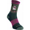 Dámske ponožky Darn Tough Critter Club Micro Crew Lightweight with Cushion - moss