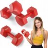 Bitúmenové činky s pevnou hmotnosťou 4FIZJO 2x 3 kg