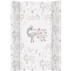CEBA Podložka prebaľovacia 2-hranná s pevnou doskou (50x70) Comfort Lolly Polly Peacock W-203-120-608