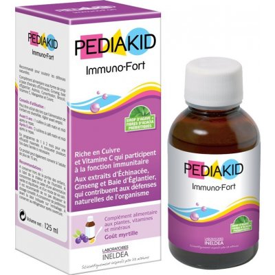 Pediakid Immuno Fort sirup čučoriedka 125 ml