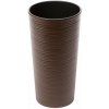 LAMELA, kvetináč LILIA DLUTO – vrúbok O 19 cm, výška 36,4 cm, moka