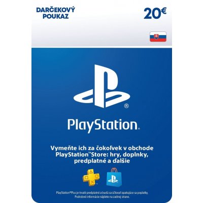 PlayStation Store predplatená karta 20 €