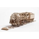 3D puzzle Ugears 3D puzzle Parní lokomotiva s vagónem 443 ks