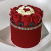 Luxusný zamatový flower box Royal Red
