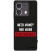 Picasee silikónový čierny obal pre Xiaomi Redmi Note 13 4G - More PLASTENCIAGA