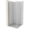 Mexen Pretoria sprchovací kút 90x90cm, číre sklo/zlatý profil, 852-090-090-50-00