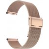 eses Milánsky ťah celokovový remienok pre smart hodinky 20 mm Farba: ružová zlatá (rose gold) so zapínaním na sponu