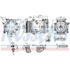 Kompresor klimatizácie NISSENS** FIRST FIT ** 12V 890780 EAN: 5707286479326