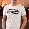 Tričko s potlačou SANTA Pánsky Biela 4XL