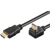 PremiumCord Kábel HDMI+Ethernet, zlac., 90°, 5m, kphdmea5