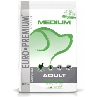 Euro-Premium Medium Adult STERILIZED 10 kg