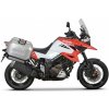SHAD Kompletná sada bočných hliníkových kufrov TERRA, 36/36 litrový bočné kufre, vrátane montážnej sady SHAD SUZUKI DL 1000 V-Strom/ DL 1050 V-Strom
