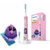Philips Sonicare For Kids Sonický elektrický zubní kartáček dětský s bluetooth Barva: růžová, HX6352/42